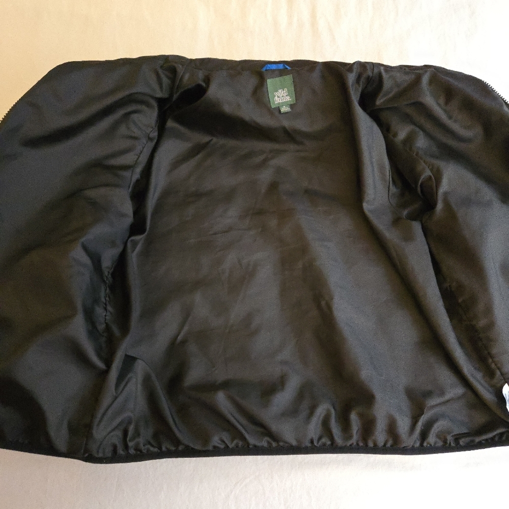 Wild Fable Electric Blue Zip Front Quilted Puffer Jacket Boxy High Collar MI3 - Picture 14 of 15